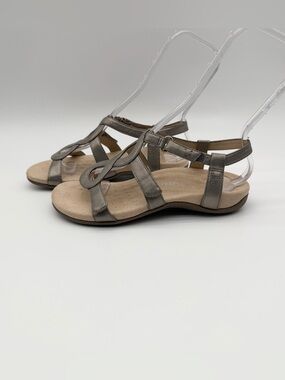 Vionic Jodie Women's Slingback Sandals Comfort Pewter Gray Size 6